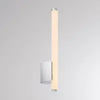 Molto Luce LED-vegglampe VINA UP S, kromfarge, høyde 40 cm, IP44 CCT