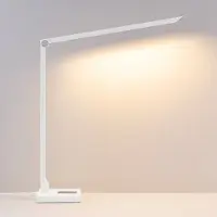 Molto Luce LED-skrivebordslampe FLOYD PRO, hvit, 55 cm, CCT, dimbar