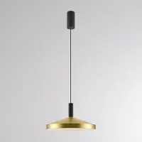 Molto Luce LED-hengelampe LORA III, messing, Ø 36 cm, dimbar, 40° CCT