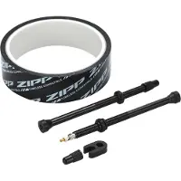 Zipp Tubeless Kit 26 Mm Tape/2 Universal Valves 100 Mm/1 Valve Core Wrench Reparasjonssett
