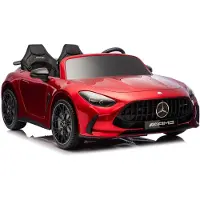 Lean cars elektrisk bil Mercedes GT63 AMG 24 V, rød