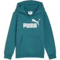 Puma ESS No. 1 Logo Fleece Hoodie Kids, Clothing, Emerald Ice, 4-5Y