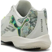 Puma Vantage NITRO BERLIN Indoor Shoes Unisex, Shoes, Sedate Gray/Yellow Alert/Electric Peppermint, 44