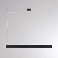Molto Luce LED-hengelampe PERFORA PROLINE M svart 106 cm DALI opp/ned