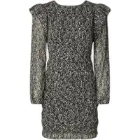Pepe Jeans for woman. PL9537736 Levetta dress black (S), Casual, Polyester, Long sleeve