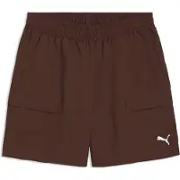 Puma WARDROBE Essentials Relaxed Cargo Shorts 6" Men, Clothing, Chocolate Brown, L