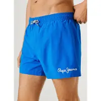 Pepe Jeans for man. PMB100004 PJ Solid blue swimming costume (XL), Beachwear, Classic, Polyester