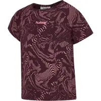 Hummel T-skjorte - HmlJR - AOP - A-formet - Vinsmaking - - 11 år (146) - T-skjorte