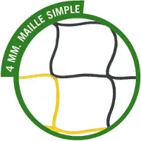 Sporti France 4 Mm Pp Simple Mesh 120 7.50x2.50x0.80x2 M Målnett