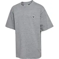 Hummel T-skjorte - hmlJR - Grey Melange - - 7-8 år (122-128) - T-skjorte