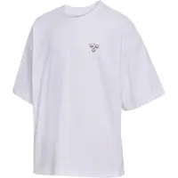 Hummel T-skjorte - hmlJR Tåpelig - Bright White - - 7-8 år (122-128) - T-skjorte