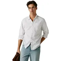 Pepe Jeans for man. PM3091203 Shirt Pavel white (M), Casual, Cotton, Long sleeve