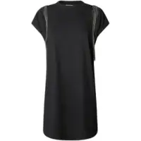 Pepe Jeans for woman. PL9537740 Elsie dress black (L), Casual, Cotton, Short sleeve