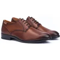 Pikolinos for man. M7J-4187 Brown Bristol leather shoes (41), 1 to 3 cm, Laces, Classic
