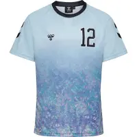 Hummel T-skjorte - hmlSHIMMER - Skyway/Svart - - 9 år (134) - T-skjorte