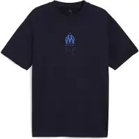 Puma Olympique de Marseille FtblEssentials Cellerator Tee Unisex, Clothing, Navy/Vivid Blue, M