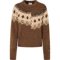 Pepe Jeans for woman. PL702196 Holly jumper brown (S), Casual, Polyester