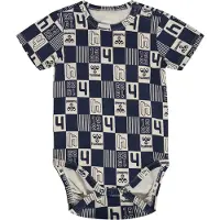 Hummel Body k/e - hmlJanus - Black Iris - - 1½ år (86) - Kortermet body
