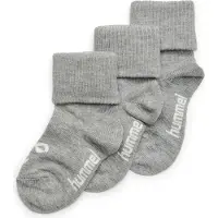 Hummel Sokker - HMLSora - 3-pack - Grå Melert - - 21/23 - Sokker
