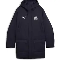 Puma Olympique de Marseille Training Winter Jacket Men, Clothing, Navy/White, XXL