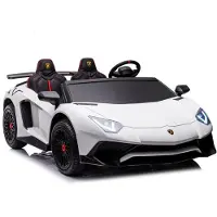 Lean cars Lamborghini XXL elektrisk barnebil A8803 24V, hvit
