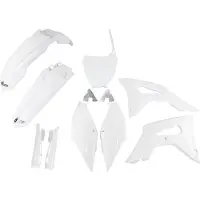 Ufo Honda Crf 250r/450r 2018-2021 Hokit119f-041 Fork Protectors & Plastsett