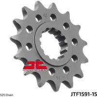 JT Sprockets 525 Jtf1591.15 Steel Fremre Tannhjul