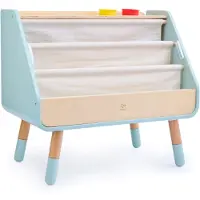 Hape Les & Tegn Bokhylle Med Tøylommer