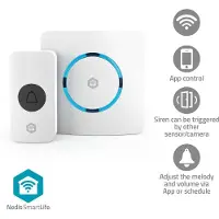 Nedis Wifidb11cwt Trådløs Ringeklokke