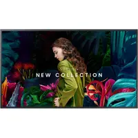 Samsung QB50C-N - 50 Diagonalklasse QBC Series LED-bakgrunnsbelyst LCD-skjerm - Crystal UHD - intelligent skilting - Tizen OS - 4K UHD (2160p) 3840 x 2160 - trekullsort
