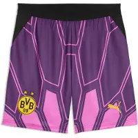 Puma Borussia Dortmund 26/27 Goalkeeper Shorts Men, Men, Purple Pop/Pink Pixel, L