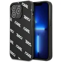 Karl Lagerfeld Allover-etui til iPhone 13 Pro / iPhone 13 - Svart