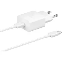 Samsung Fast Travel Charger & USB-C Cable EP-T1510EWE - 15W - Bulk - White