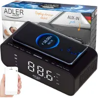 Adler Ad 1192 Vekkerklokke Med Trådløs Lading