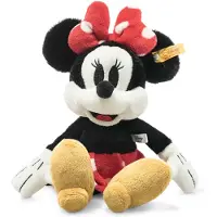 Steiff Kosedyr - 31 cm. - Minnie Mouse - Svart/Rød - - OneSize - Kosedyr