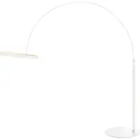 SLV LED-gulvlampe One Bow FL, hvit, stål, høyde 232 cm, CCT