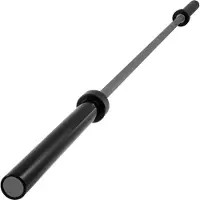 Vevor 2m vektstang 15 kg vektløftestang trening fitness trening benkpressstang for vektløfting stang vektstang benkløft knebøy med spenner og klemmer grå