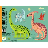 Djeco Kortspill - Dino Draft - - OneSize - Kortspill