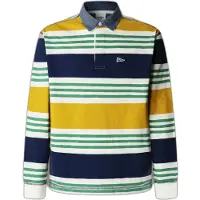 Pepe Jeans for man. PM5400086 Polo Clive white (M), Casual, Cotton, Long sleeve