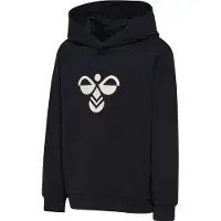 Hummel Hettegenser - hmlJR Reg Tukas - Svart m. Logo - - 9-10 år (134-140) - Hettegenser
