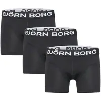 Björn Borg Boxershorts - 3-pack - Svart - - 13-14 år (158-164) - Boxershorts