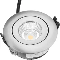The Light Group Quick Install Allround 360°-spotlight i aluminium 2 700 K, kan installeres