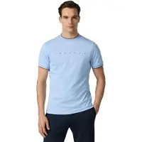Hackett for man. HM5000125 Hs Essential blue T-shirt (XL), Casual, Cotton, Short sleeve
