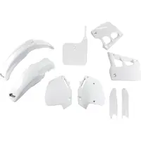 Ufo Honda Cr 125/250 1991-1992 Hokit097f-041 Fork Protectors & Plastsett