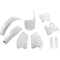Ufo Honda Cr 125/250 1995-1997 Hokit095f-041 Fork Protectors & Plastsett