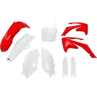 Ufo Honda Crf 250r/450r 2011-2013 Usa Hokit115f-999 Fork Protectors & Plastsett