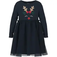 Name it Kjole - NmfRjul - Dark Sapphire - - 1½ år (86) - Kjole