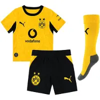 Puma Borussia Dortmund 26/27 Home Mini Kit Kids, Shop, Faster Yellow/Black, 5-6Y