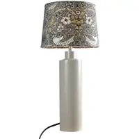PR Home Bordlampe Solo, beige, høyde 58 cm, metall