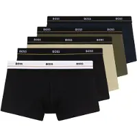 BOSS for man. 50531660 Set of 5 Essential 5P Multicolor Boxers (L), Homewear, Cotton